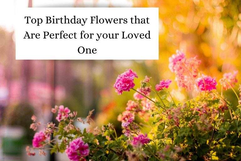 Top Birthday Flowers That Are Perfect For Your Loved Ones