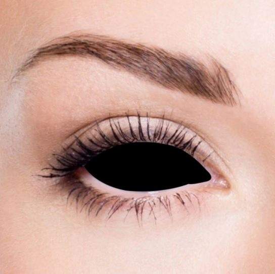 How to Wear Black Sclera Full Eye Contact Lenses