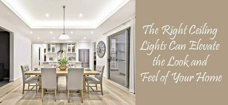 Right Ceiling Lights Can Elevate Look and Feel of Your Home