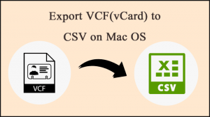 Convert VCF to CSV Mac
