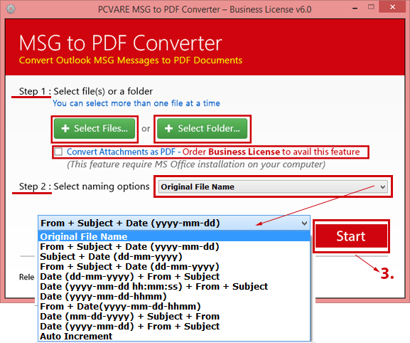 Outlook Mail To PDF
