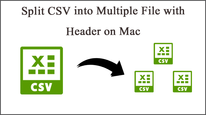 How to Divide or Split CSV File into Multiple Files on Mac OS with Header?
