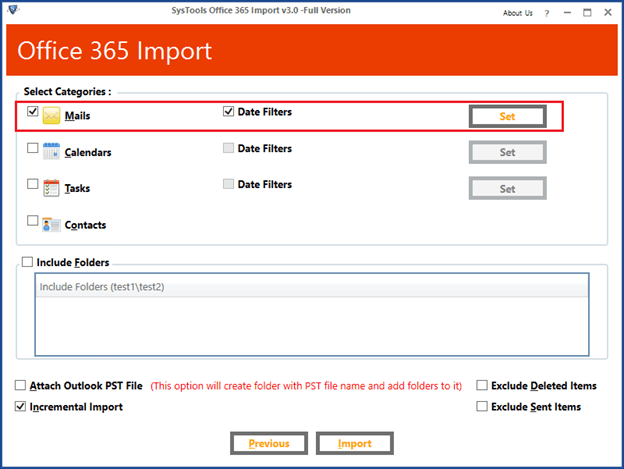 Upload PST File to Office 365 Account